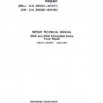 John Deere 250D, 300D Dump Truck Service Manual (DW & BELL – S.N. 200537—201811)
