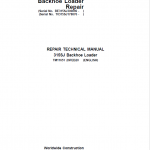 John Deere 315SJ Backhoe Loader Service Manual (S.N after BE315SJ300869 & T0315SJ178876 - )