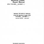 John Deere 310K EP Backhoe Loader Repair Service Manual (S.N after G219607 - )