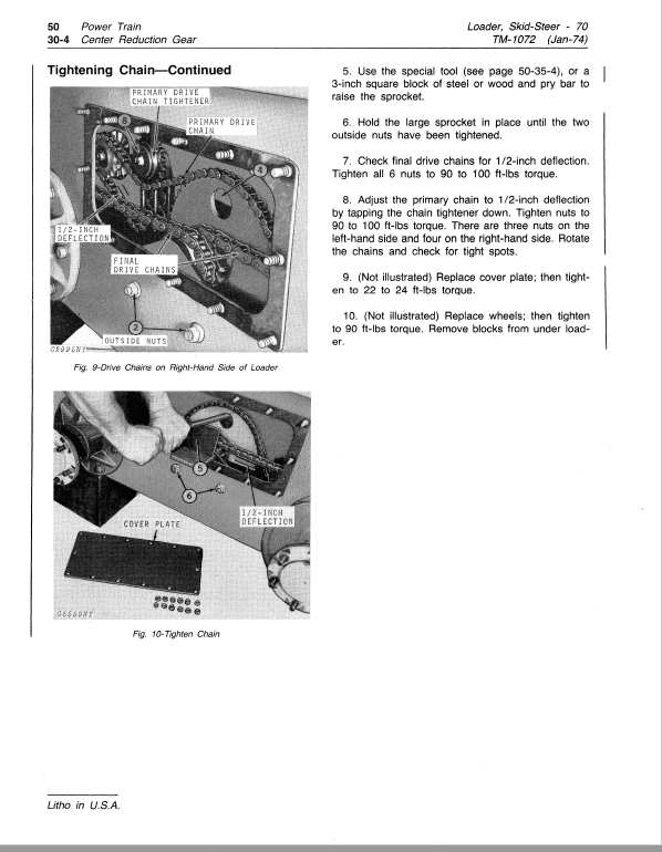 Dealer Service Shop Copy Details about   John Deere 70 Skid-Steer Loader Operators Manual 