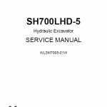 Sumitomo SH700LHD-5 Hydraulic Excavator Repair Service Manual