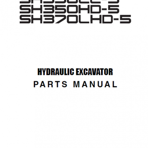 Sumitomo SH350LC-5, SH350HD-5, SH370LHD-5 Hydraulic Excavator Repair Service Manual
