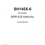 Sumitomo SH145X-6 Hydraulic Excavator Repair Service Manual