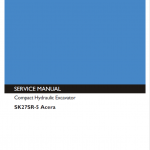 Kobelco SK27SR-5 Acera Hydraulic Excavator Repair Service Manual