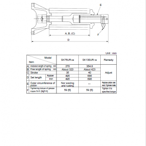 Kobelco SK75UR-3E, SK130UR-3E Excavator Service Handbook Manual - Image 4