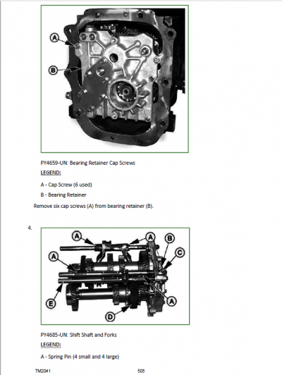 John Deere 5103 5103s 5103e 5203 Tractors Repair Technical Manual 7625