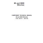 John Deere 60, 6000 Winches Component Technical Manual (CTM41)