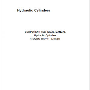 John Deere Hydraulic Cylinders Component Technical Manual CTM120519