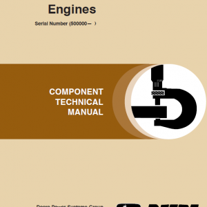 John Deere 6101 Diesel Engine (S.N after 500000 - ) Technical Manual (CTM61)