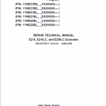 John Deere E210, E210LC, E230LC Excavator Repair Manual (See Applicable Serial)