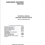 John Deere 848G, 660D Skidder Repair Service Manual