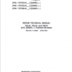 John Deere 703JH, 753JH, 759JH Harvester Repair Manual (S.N after C220453 -)