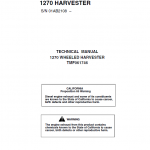 John Deere 1270 Harvester Repair Service Manual (S.N after 01AB2108 –)