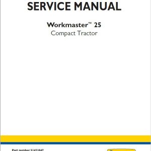 New Holland Workmaster 25 Tractor Repair Service Manual