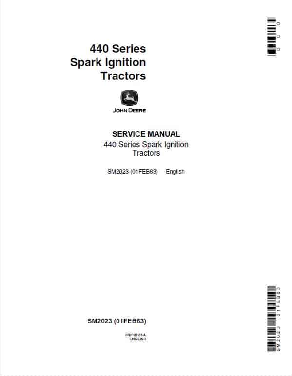 John Deere 440, 440 I, 440 IC, 440 ICD Crawler Dozer Tractor Repair Service Manual