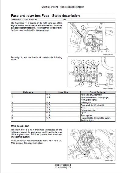 New Holland Workmaster 25 Tractor Repair Service Manual