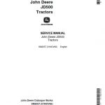 John Deere JD500 Tractor Loader Repair Service Manual (SM2057)