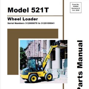 Gehl 521T Wheel Loader Operators and Parts Manual