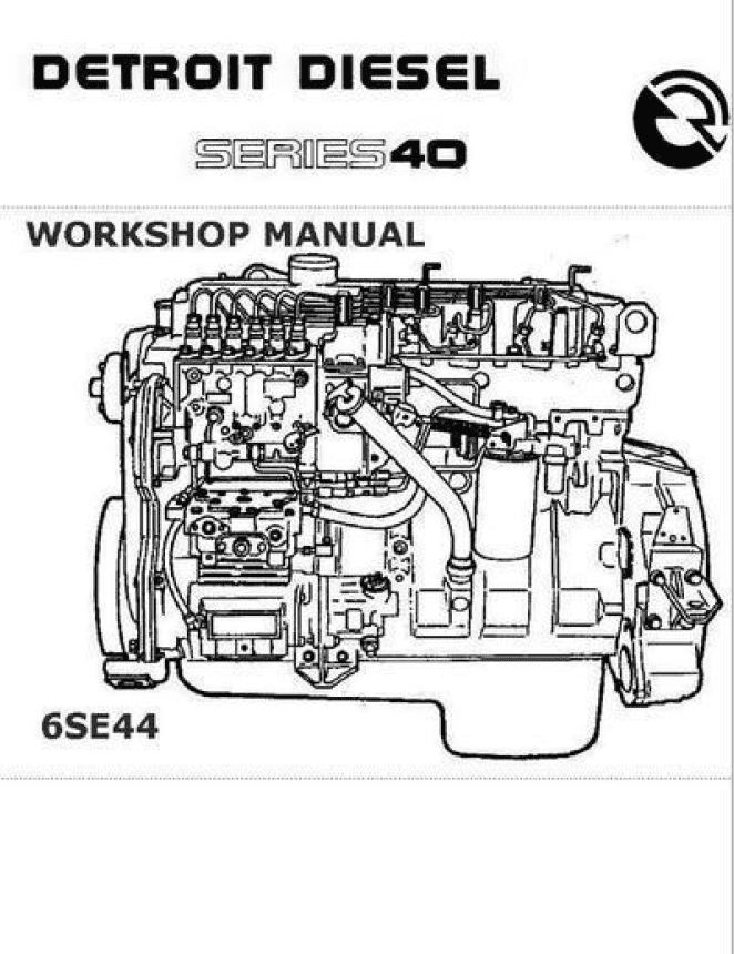 Detroit Series 40 Diesel Engine Repair Service Manual