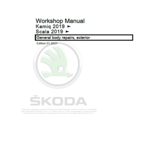 SKODA KAMIQ (NW) Repair Service Manual