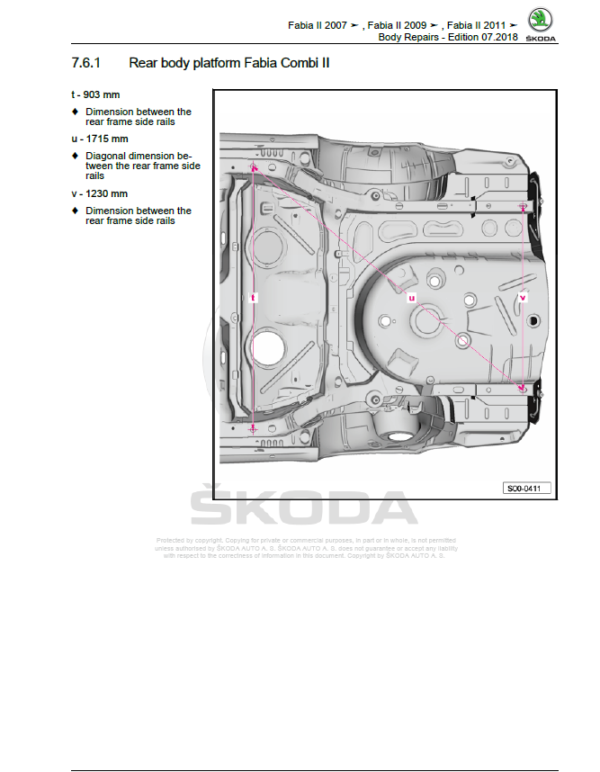 Parts catalogue for SKODA Fabia II Combi (545) │ EU-SPARES shop