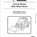 Bobcat 3650 Toolcat Utility Vehicle Service Repair Manual