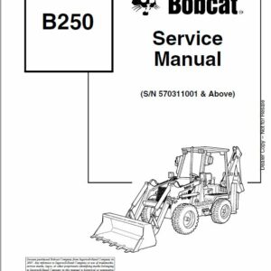 Bobcat B250 Loader Service Repair Manual