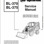 Bobcat BL370, BL375 Loader Service Repair Manual