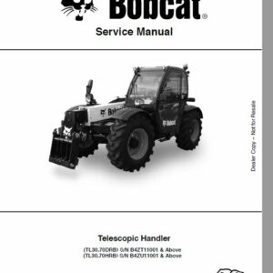 Bobcat TL3070 versaHANDLER Telecospic Service Repair Manual