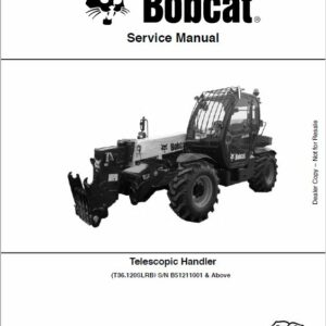 Bobcat T36.120SL, T36.120SLRB versaHANDLER Telescopic Service Repair Manual