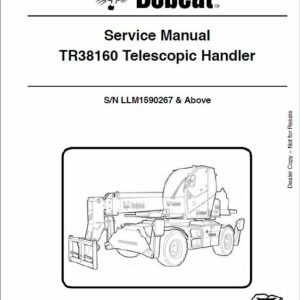 Bobcat TR38160, TR38160 EVO versaHANDLER Telescopic Service Repair Manual