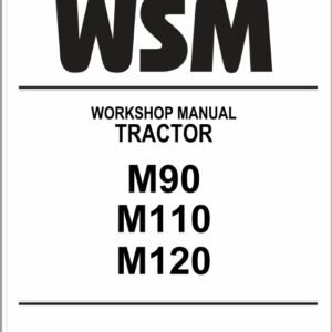 Kubota M90, M110, M120 Tractor Workshop Repair Manual