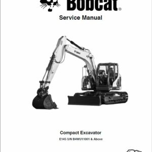 Bobcat E145 Compact Excavator Service Repair Manual