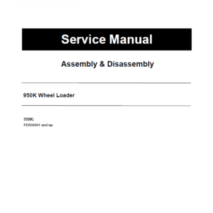 Caterpillar CAT 950K Wheel Loader Service Repair Manual (FER00001 and up)
