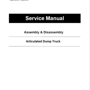Caterpillar Articulated Dump Truck Manual