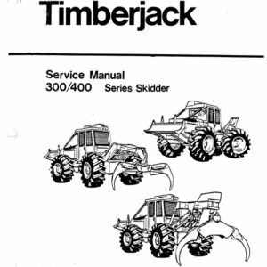John Deere Timberjack 380, 480, 480 Skidders Repair Service Manual (F276794)