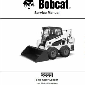 Bobcat S595 Skid-Steer Loader Service Repair Manual