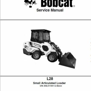 Bobcat L28 Small Articulated Loader Service Repair Manual