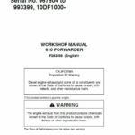Timberjack 610 Forwarder Service Repair Manual