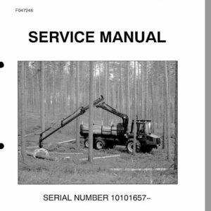 Timberjack 1010 Forwarder Service Repair Manual (10101657 and Up)