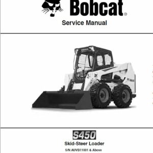 Bobcat S450 Skid-Steer Loader Service Repair Manual