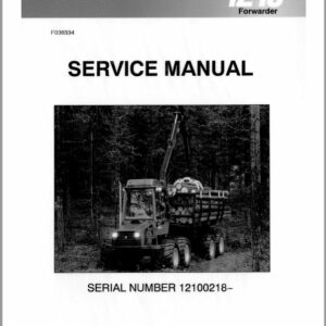 Timberjack 1210 Forwarder Service Repair Manual (12100218 and Up)