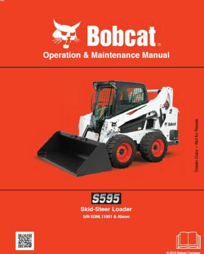 Bobcat S595 Skid-Steer Loader Service Repair Manual