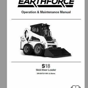 Bobcat Earthforce S16, S18 Skid-Steer Loader Service Repair Manual