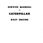 Caterpillar CAT D337F Marine Engine Service Repair Manual (38B00001 and up)