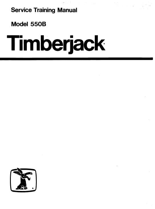 Timberjack 550B Skidder Service Repair Manual