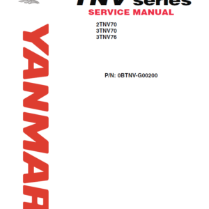 YANMAR 2TNV70, 3TNV70, 3TNV76 Engines Service Repair Manual