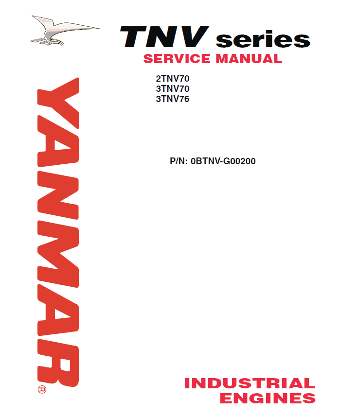 YANMAR 2TNV70, 3TNV70, 3TNV76 Engines Service Repair Manual