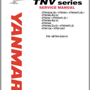 YANMAR TNV Series Engines Service Repair Manual