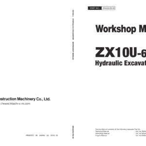 Hitachi ZX10U-6 Mini Excavator Service Repair Manual
